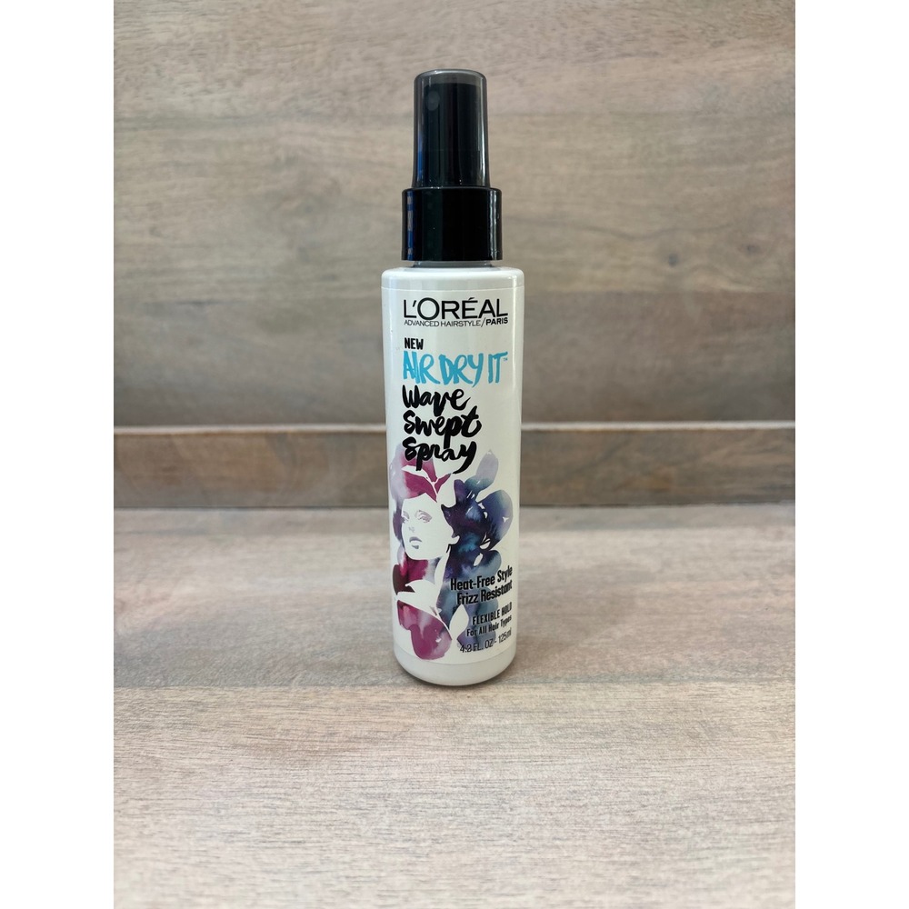 L'Oreal Air Dry It Wave Swept Spray 4.2oz Heat-Free Frizz Resistant Hair Mist